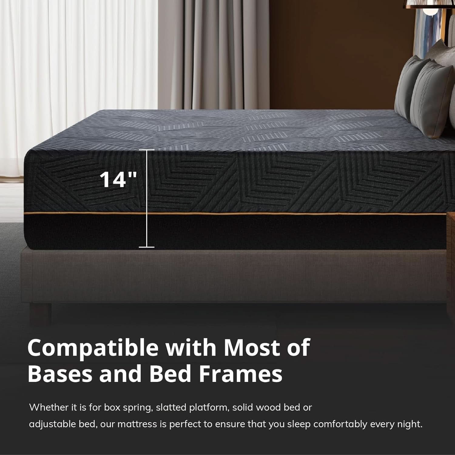 Cooling Memory Foam Mattress for Ultimate Back Pain Relief