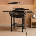 Jet Black Open Fire Barrel Charcoal Grill 480S qIn Cooking Area