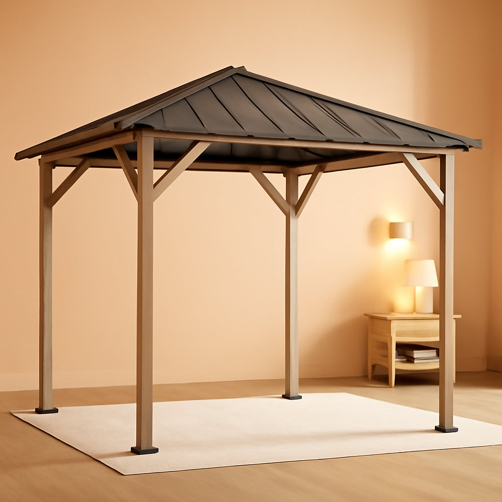10x12 Hardtop Gazebo With Weather Resistant Roof UPF50