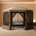All Weather Proof 12x12 Pop Up Canopy UV Blocking Mesh
