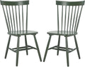 Dusty Green Windsor Spindle Dining Chair Set Of 2 Solid Wood