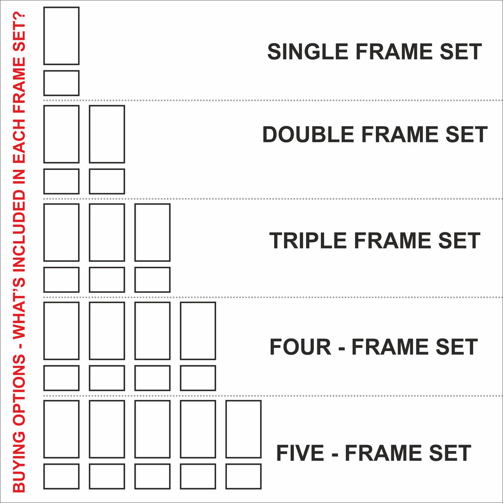 Elevate Space Wall Molding Kit - 2 Upper & 2 Bottom Frames | Pre-Cut & Primed