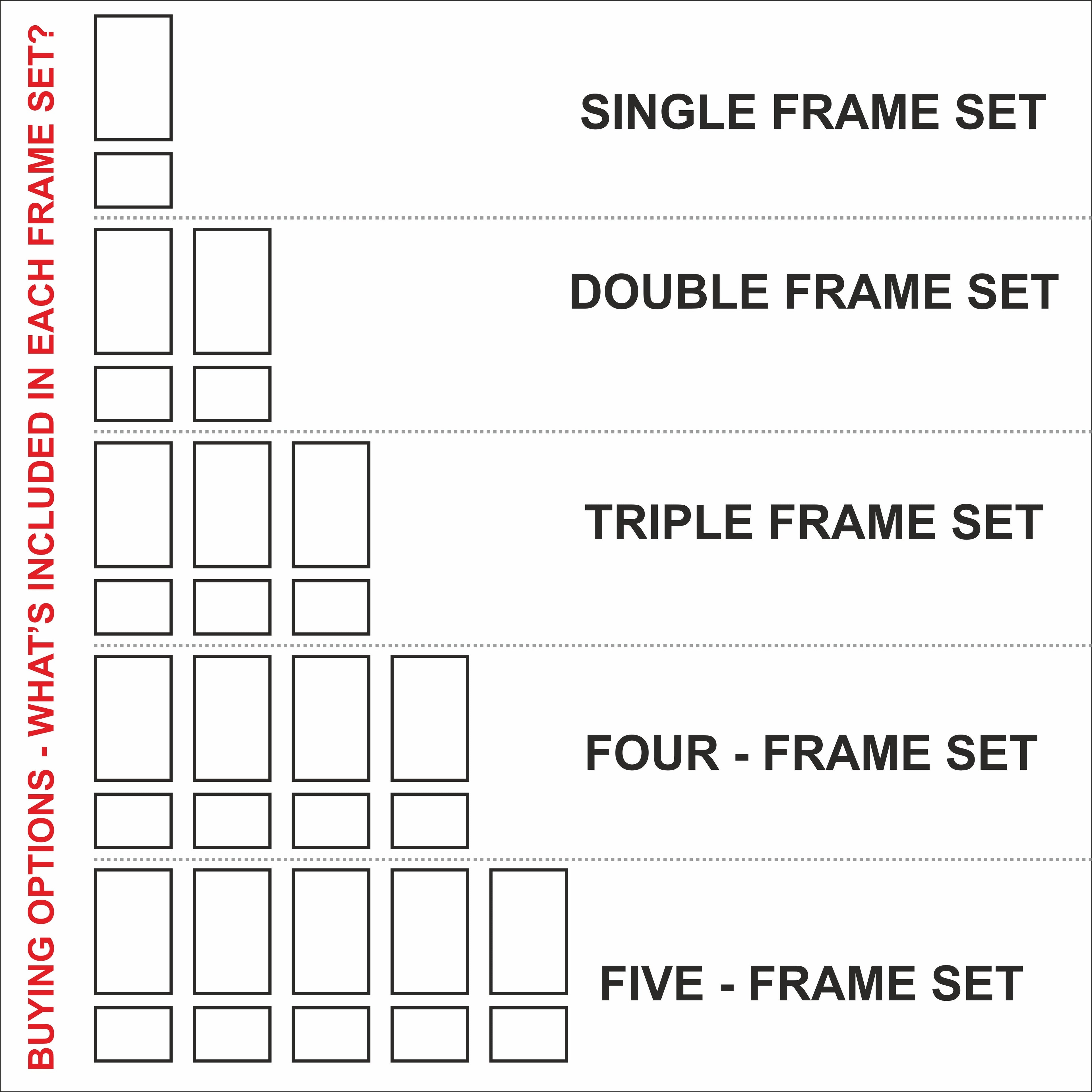 Elevate Space Wall Molding Kit - 2 Upper & 2 Bottom Frames | Pre-Cut & Primed