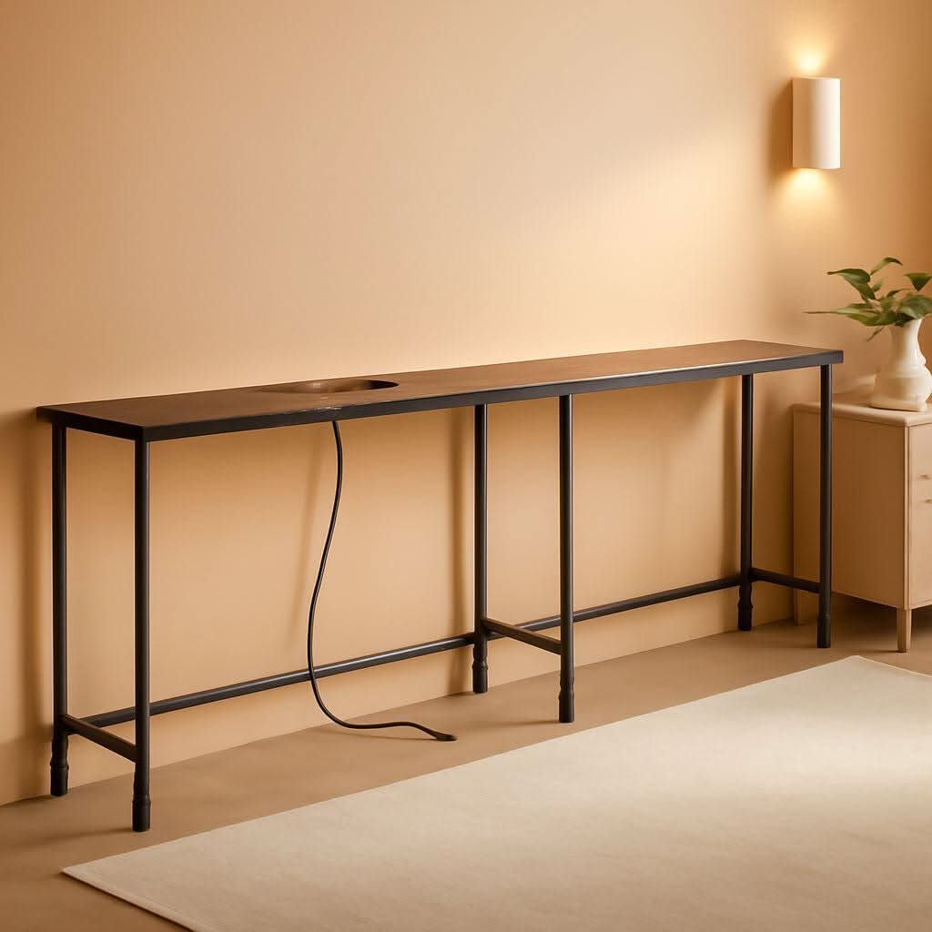 102 Inch Heavy Duty Industrial Console Table With Outlets