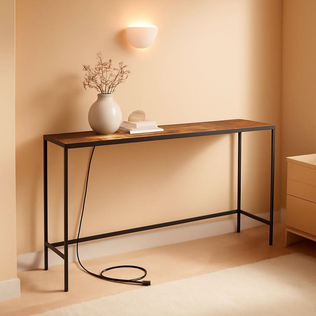 70.9 Inch Industrial Grade Console Table With USB Ports