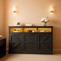 47.2 Black File Cabinet With Organization Solutions
