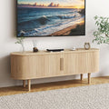 62 Inch TV Stand Entertainment Center With Sliding Door