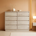 8-Drawer Dresser 51-Inch Wide Vintage Oak Organizer