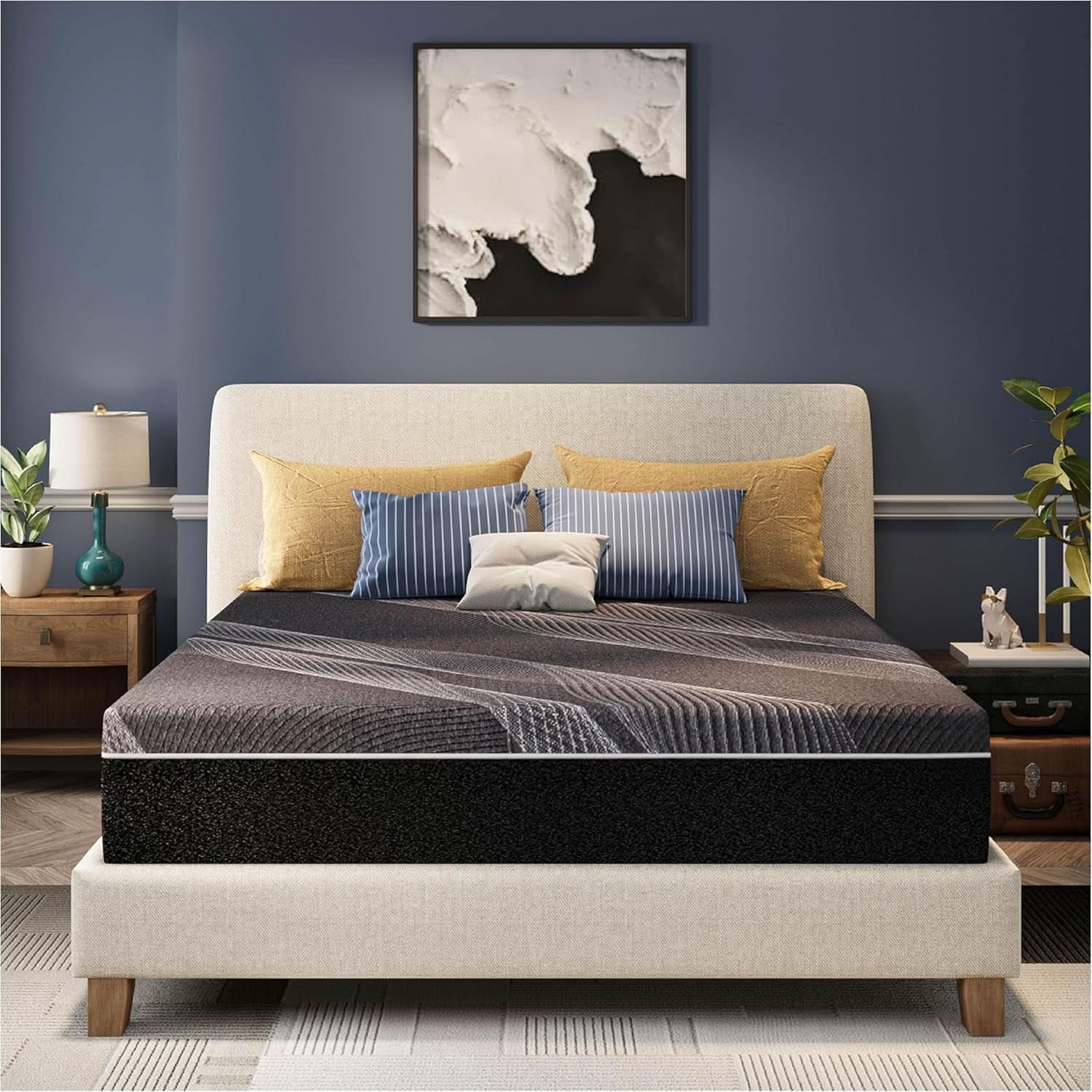 12 Inch Queen Memory Foam Mattress With Cooling Comfort