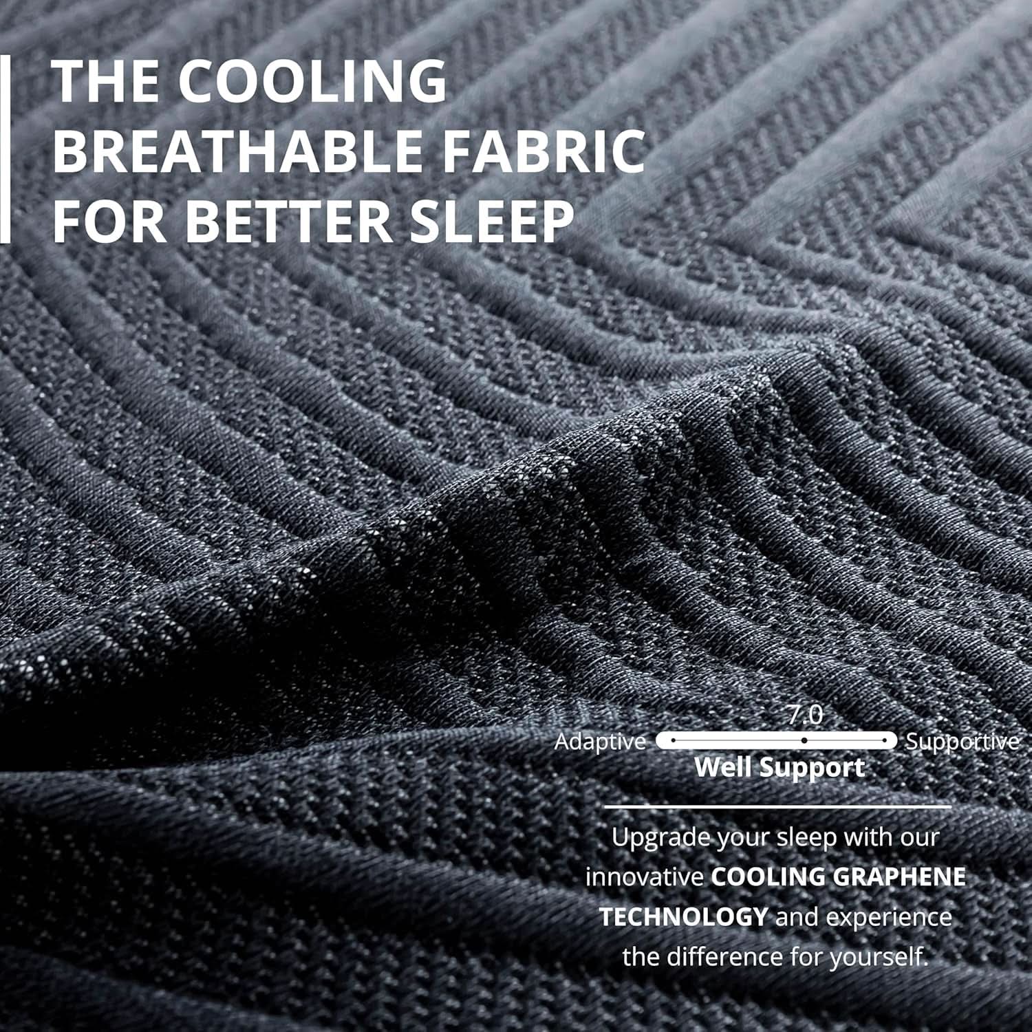 Cooling Memory Foam Mattress for Ultimate Back Pain Relief