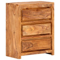 NNEVL Drawer Cabinet 60x33x75 cm Solid Wood Acacia
