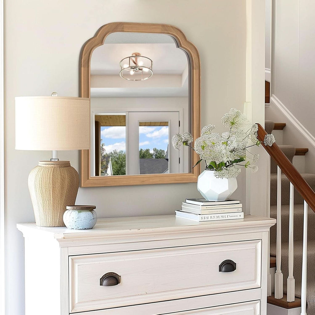 Premium Hardwood Bathroom Mirror Sixteen By Twenty Inches