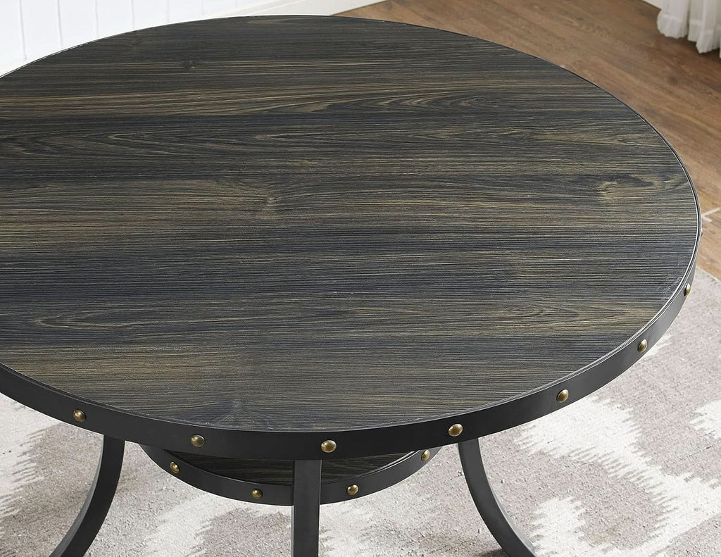 Espresso Wood Counter Height Dining Set