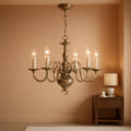 Williams burgh 6 Light Antique Brass Chandelier Fixture