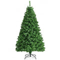 6 Feet Pre-lit Fiber Optic Artificial Christmas Tree with 617 Branch Tips