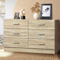 NNEED 6 Chest of Drawers Aluminum Handles Wooden