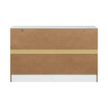 NNEED 6 Chest of Drawers Aluminum Handles White
