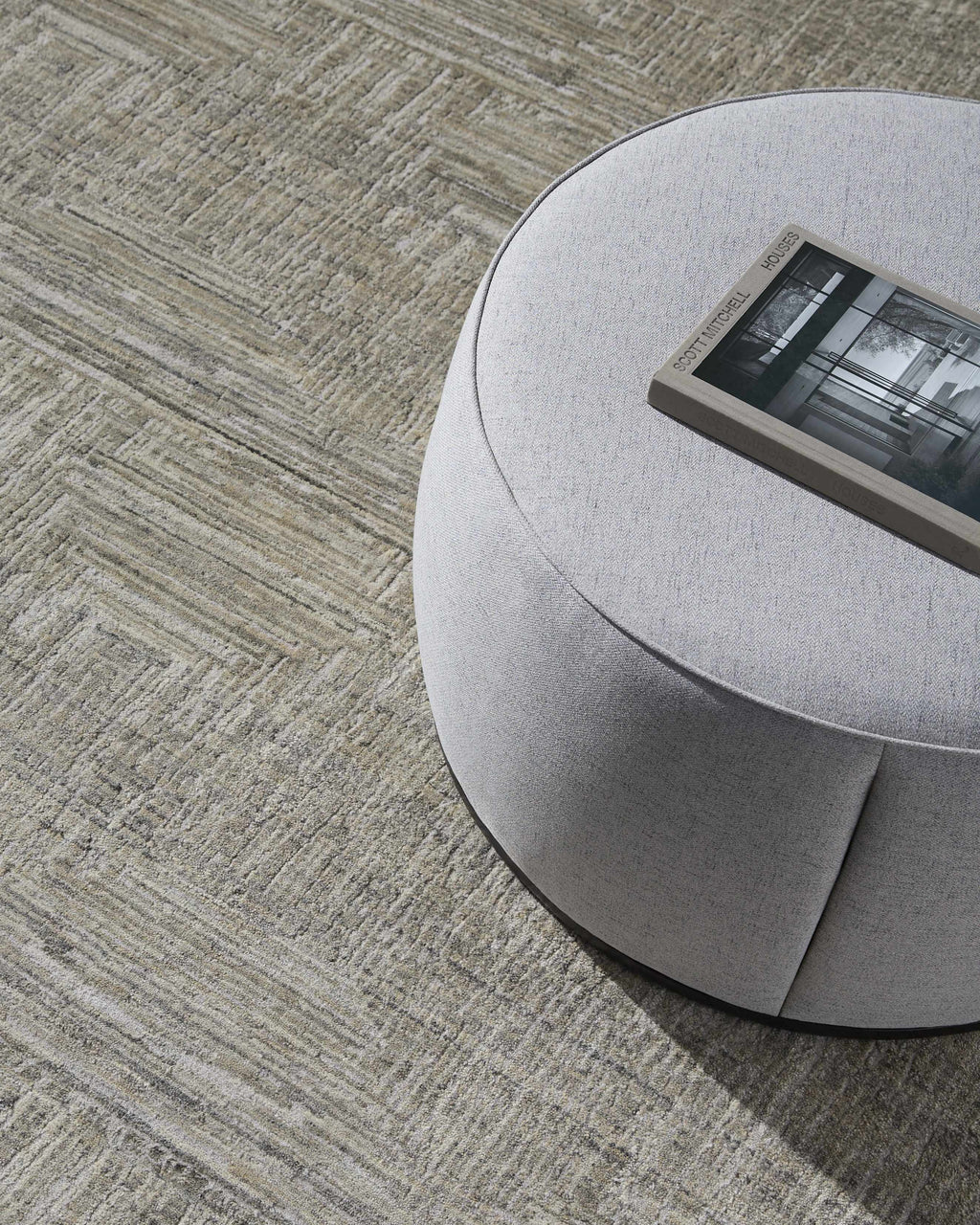 Kishanpur Bone Ottoman - Clearance