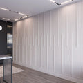 Pre-Cut Flat Wall Molding Kit for Living Areas | Factory Primed & Ready to Paint