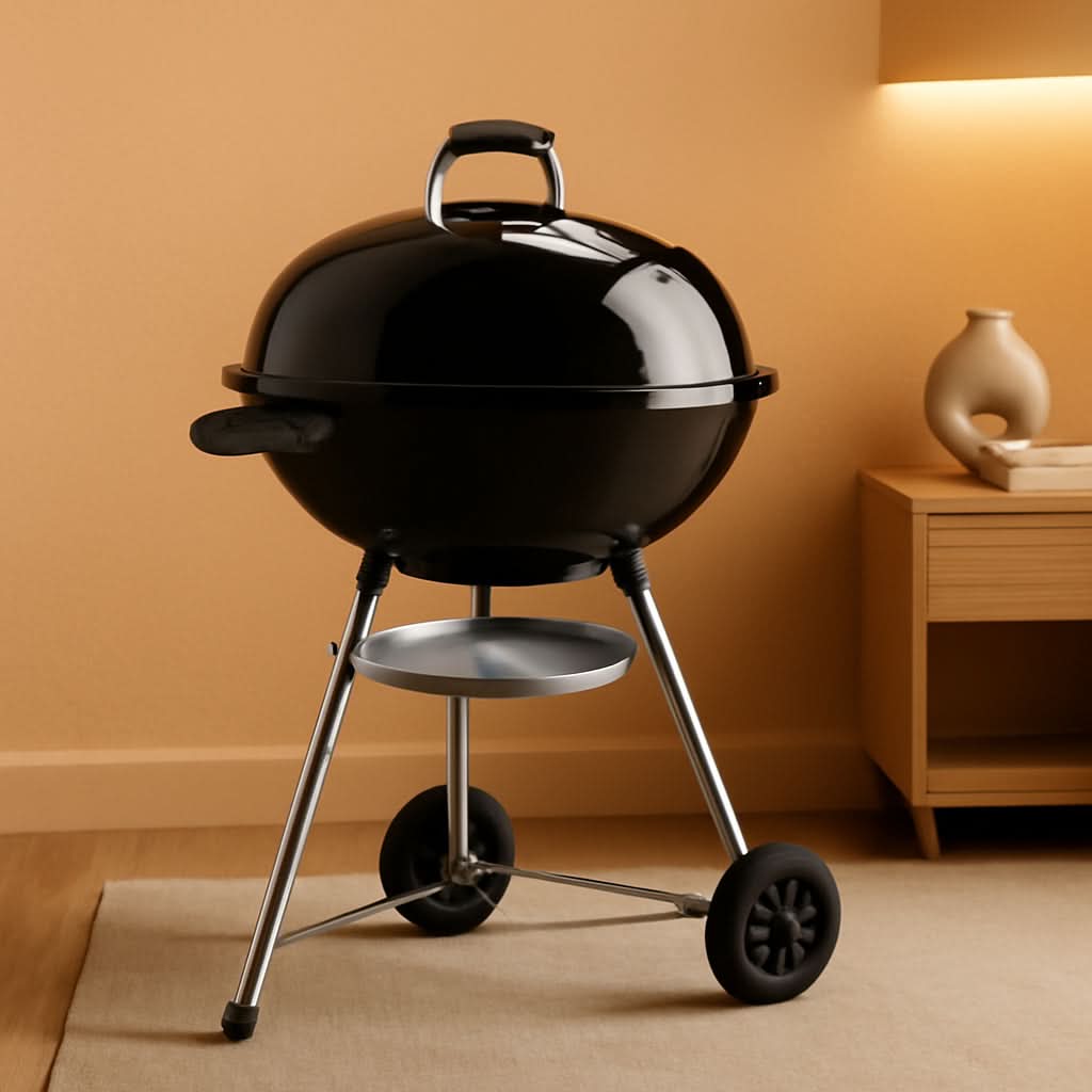 22-Inch Black Charcoal-Grill Jumbo Joe Patio Outdoor
