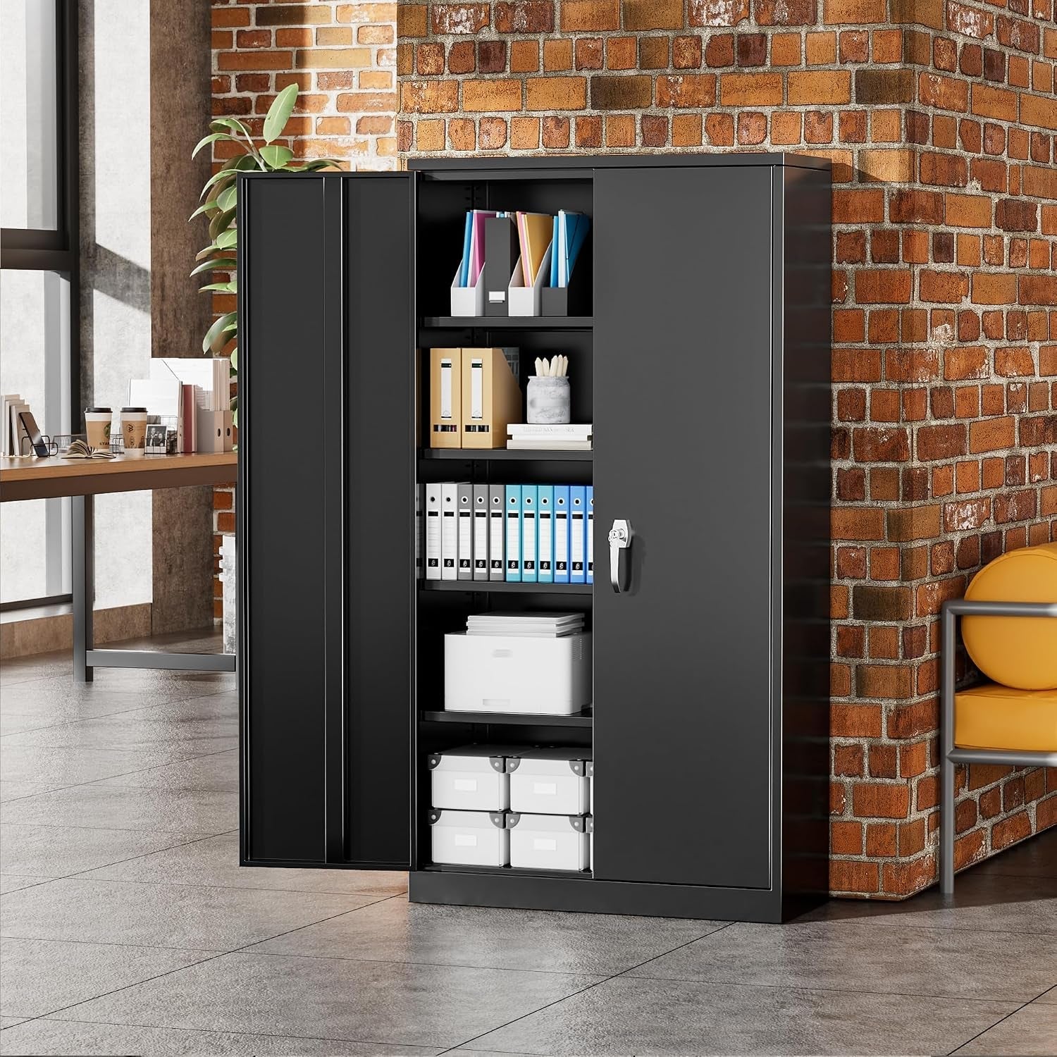 72Inch Tall Green Velly Locking Cabinet Metal Storage