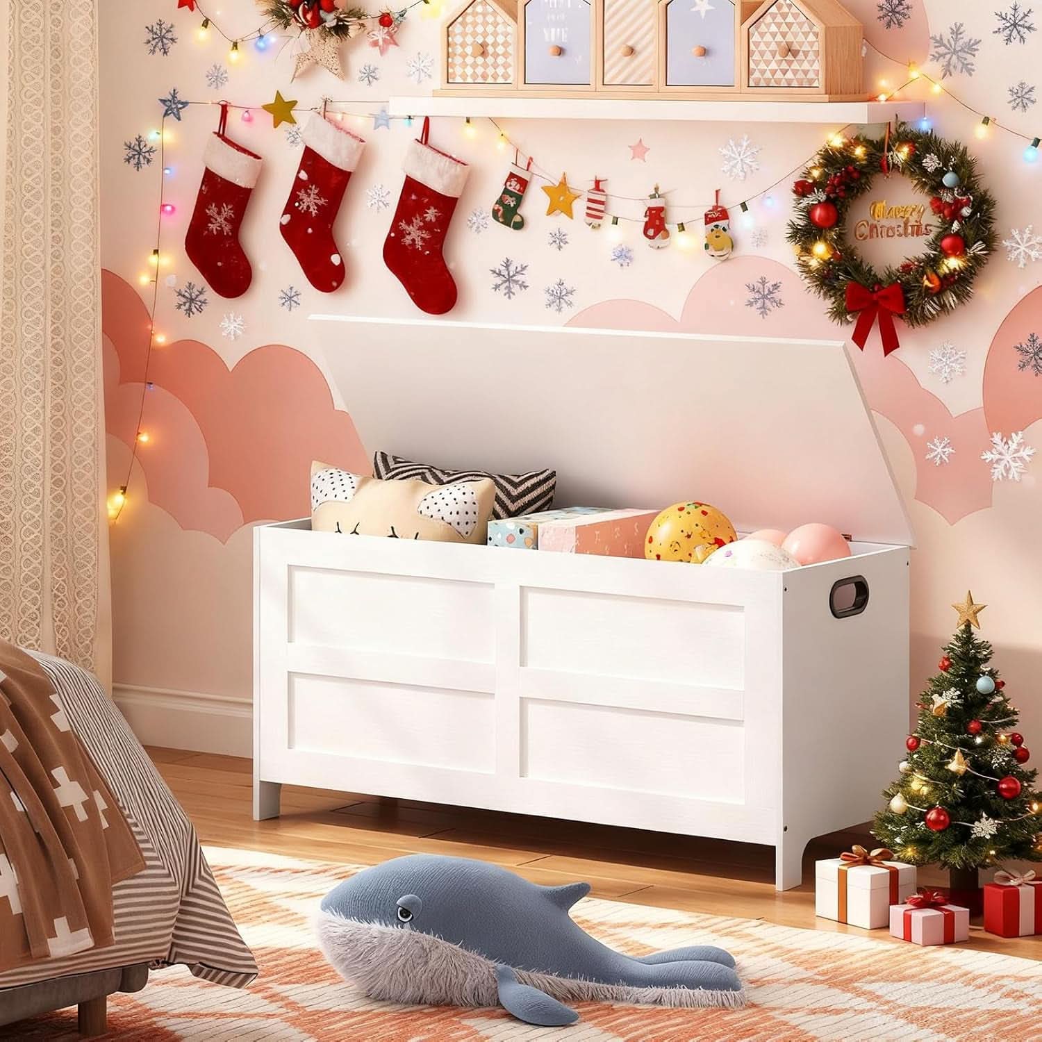 Snow White Thirty Nine Point Four Inch Toy Storage Bench