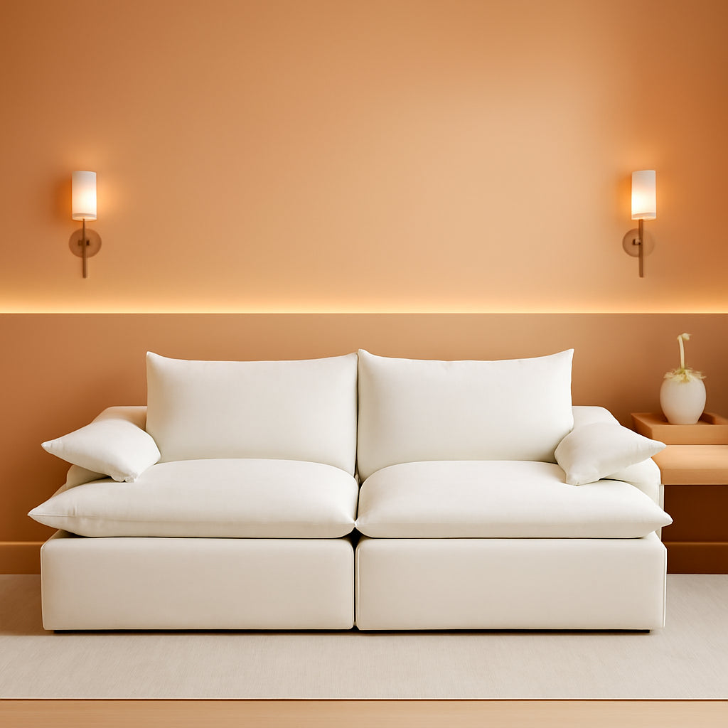 79 Inches Boneless Modular Sectional Sofa Storage Pro