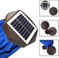 Royal Blue 9Ft Market Umbrella Weather Resistant LEDs