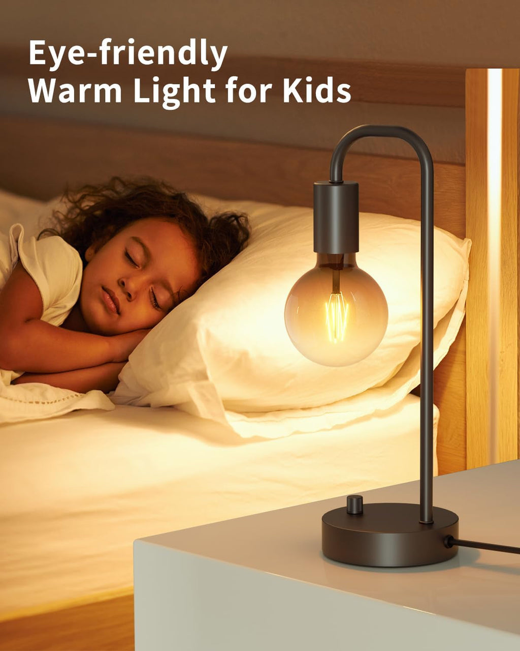 Dimmable Table Lamp 2700K Warm Light for Bedroom Nightstand
