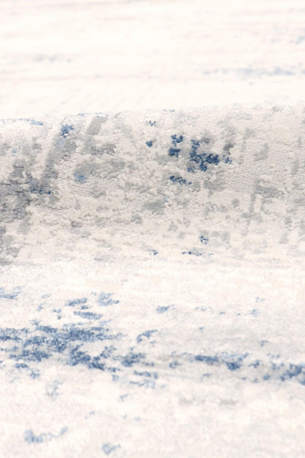 Canvello Light Grey Fabric Area Rug- 2' X 3'
