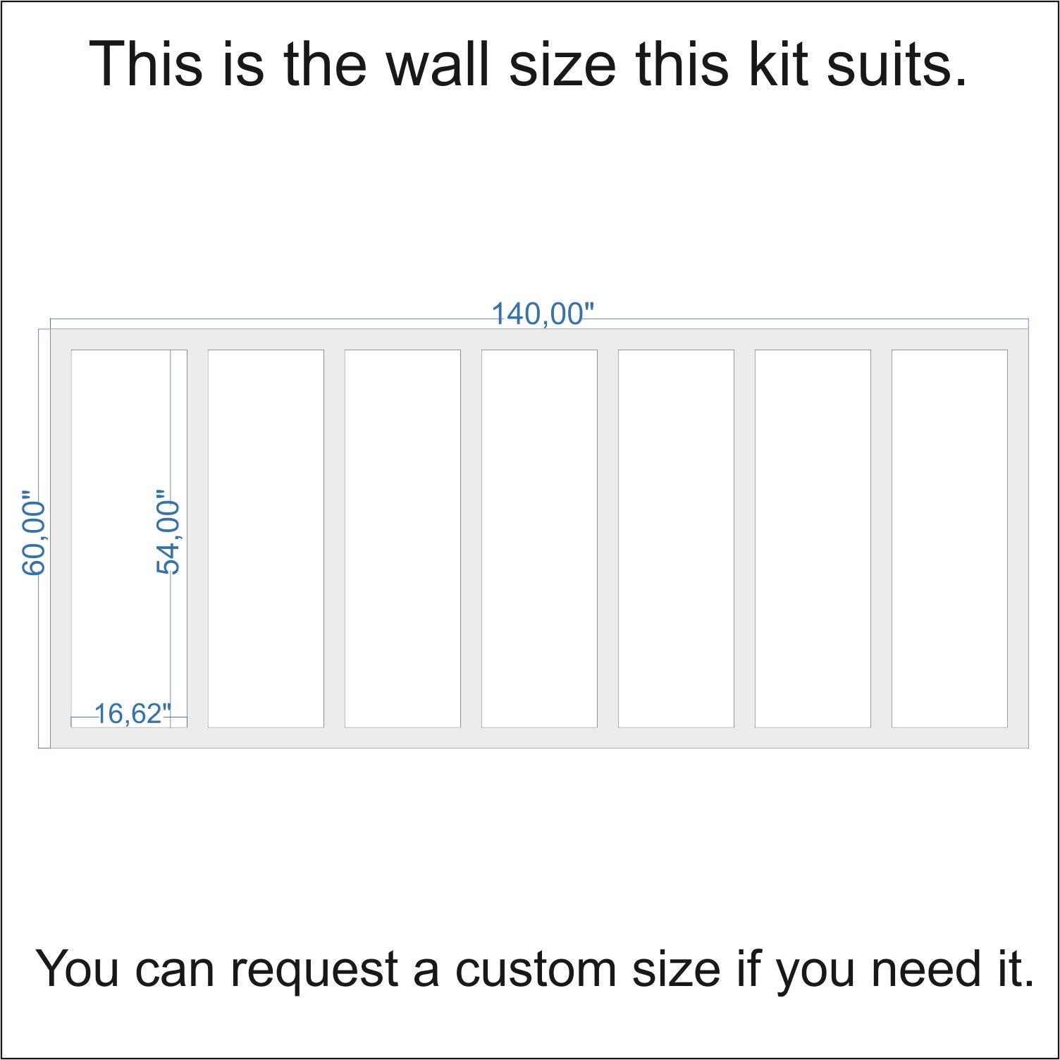 Pre-Cut Shaker MDF Panels for Effortless Assembly | Easy Installation W:75mm x T:8mm
