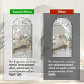 71x32 Black Aluminum Floor standing Full Length Mirror