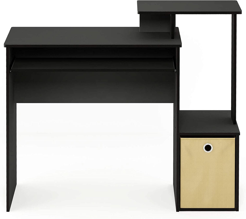 Econ Multipurpose Home Office Writing Desk Black Brown