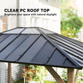 10x12 Hardtop Gazebo With Weather Resistant Roof UPF50