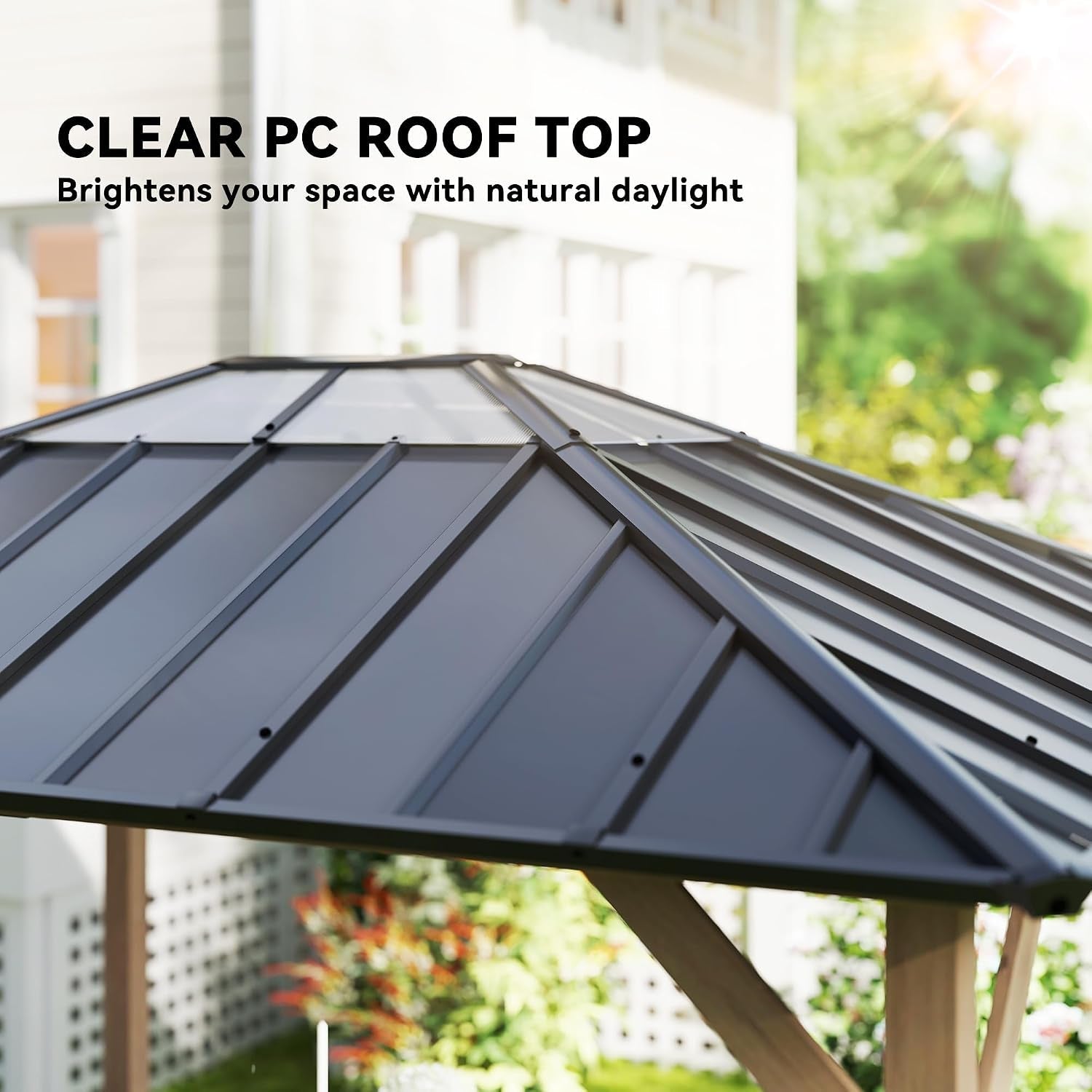 10x12 Hardtop Gazebo With Weather Resistant Roof UPF50