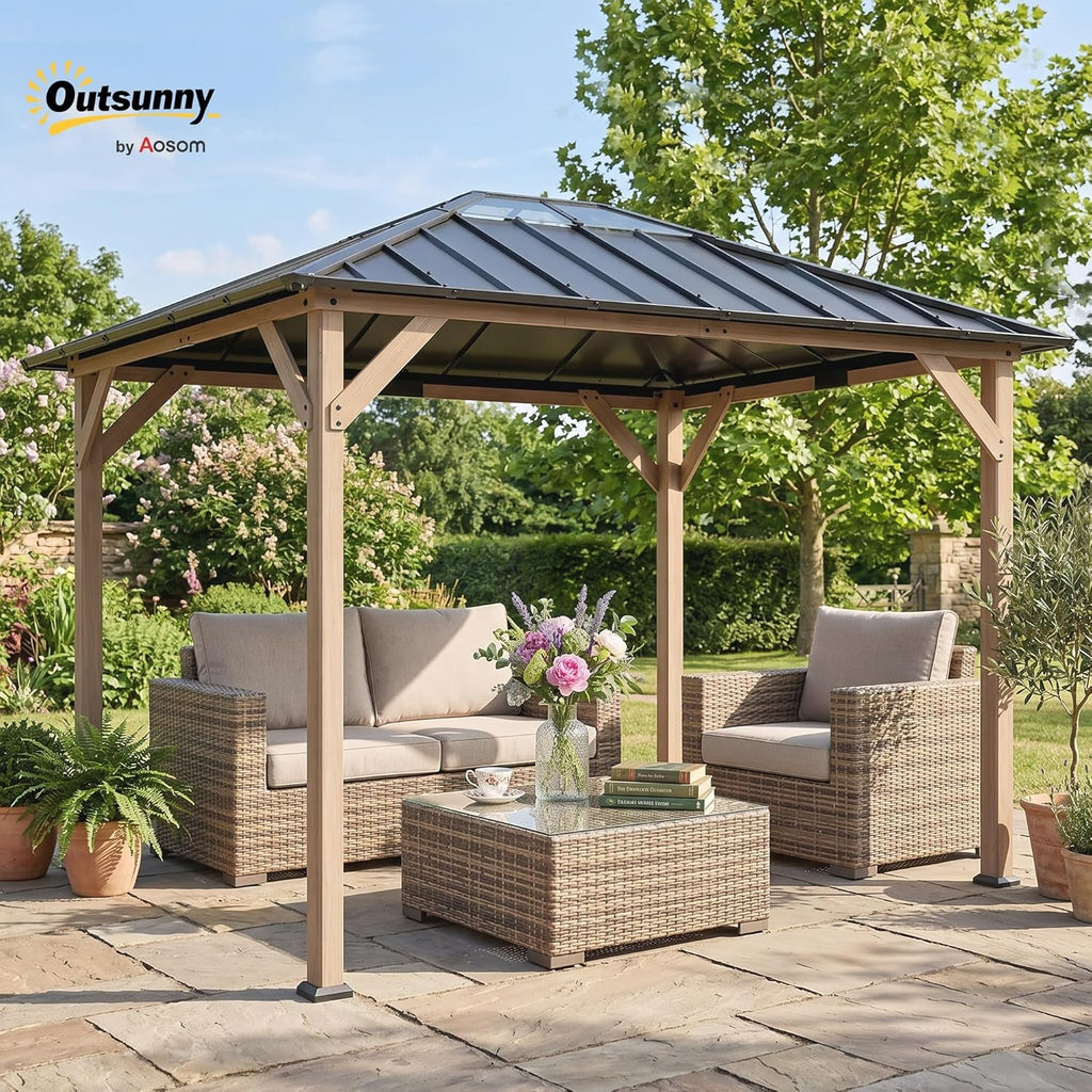 10x12 Hardtop Gazebo With Weather Resistant Roof UPF50
