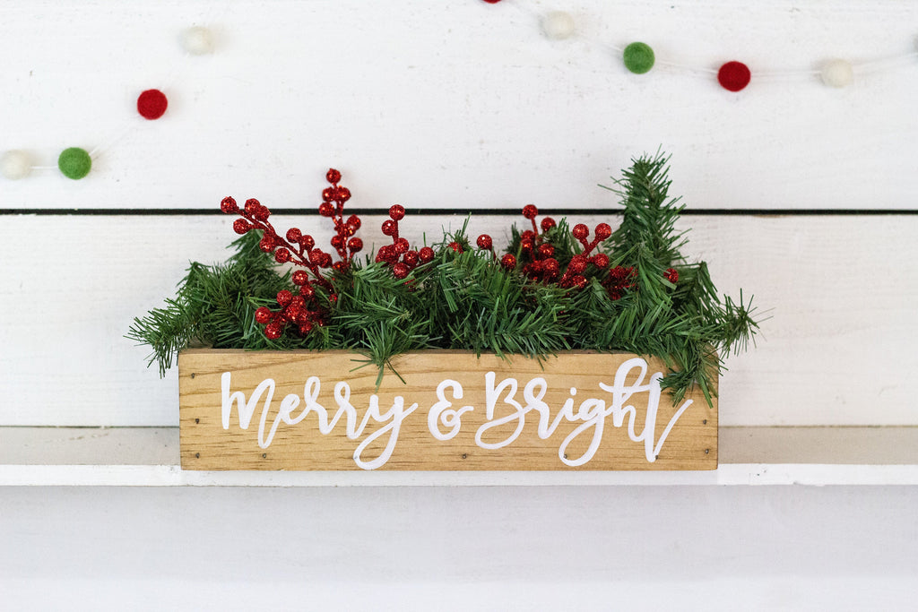 Let It Snow Holiday Centerpiece