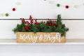 Let It Snow Holiday Centerpiece