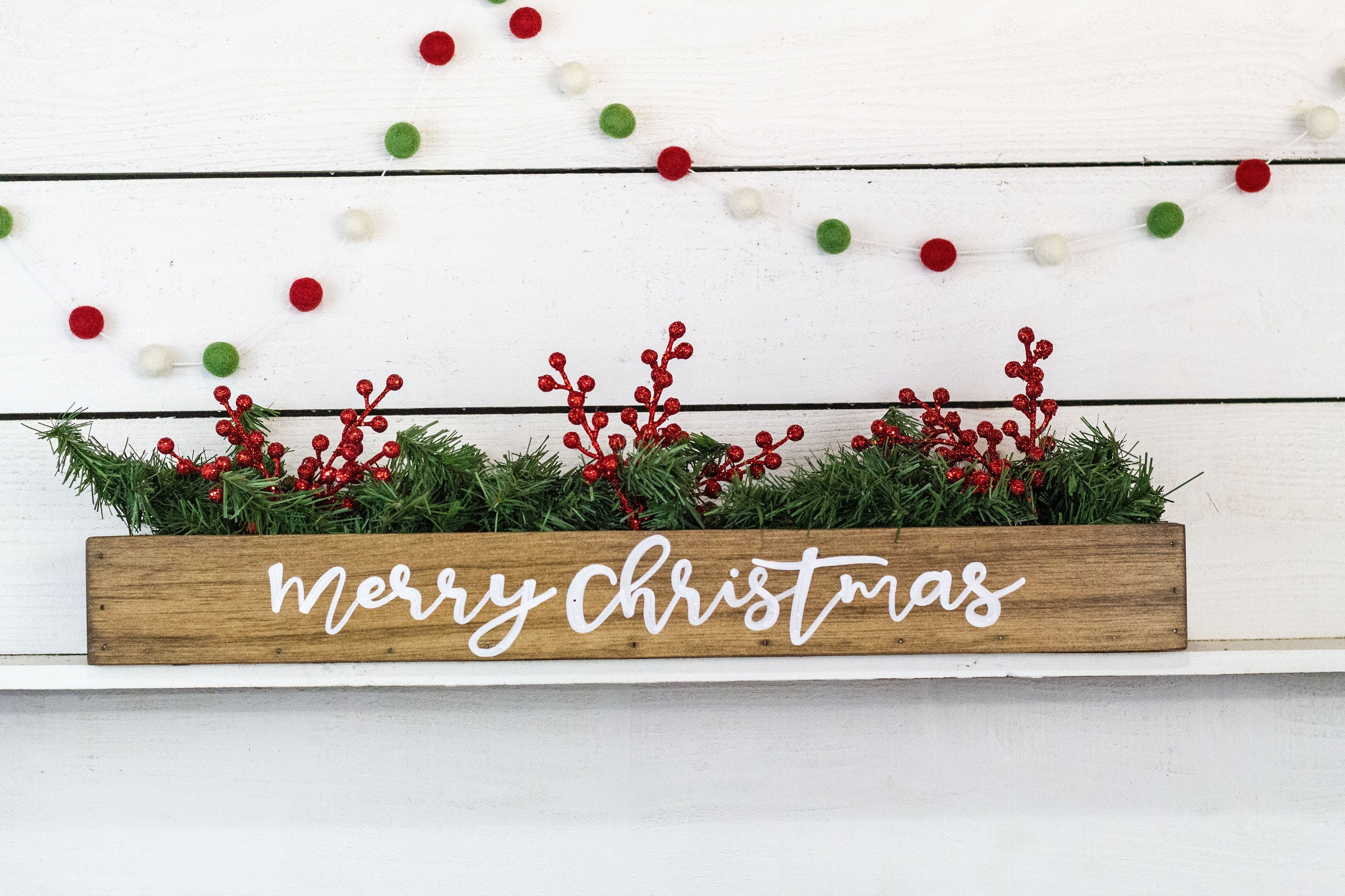Let It Snow Holiday Centerpiece