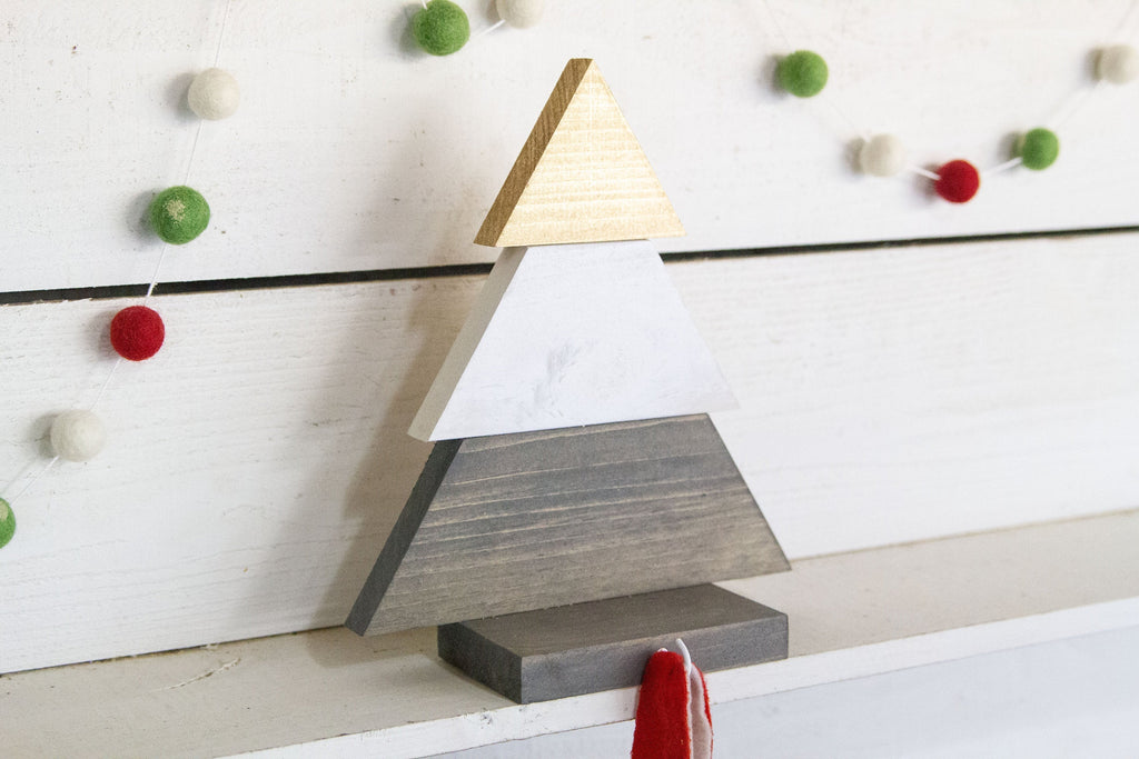 Christmas Tree Mantle Stocking Holder