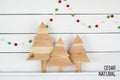 Set of 3 Rustic Christmas Trees