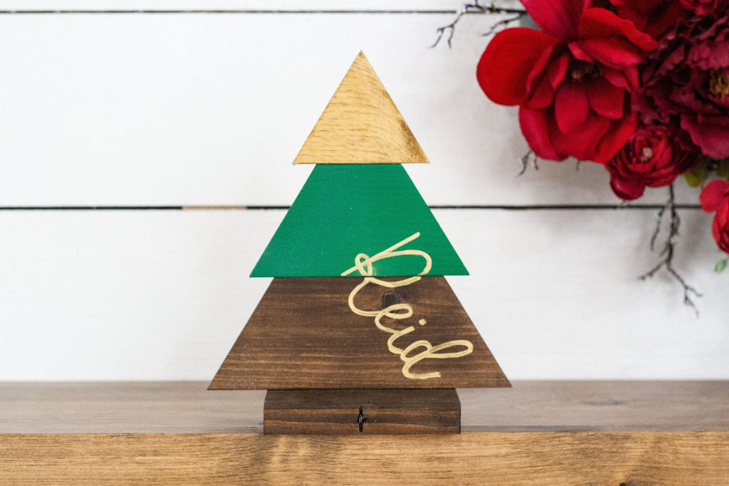 Christmas Tree Mantle Stocking Holder