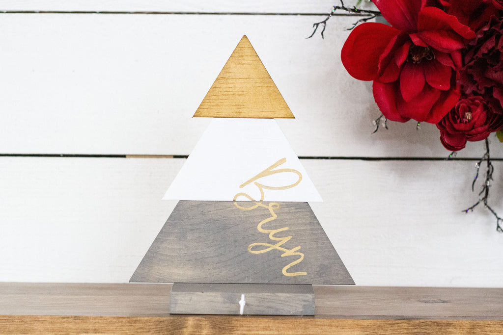 Christmas Tree Mantle Stocking Holder
