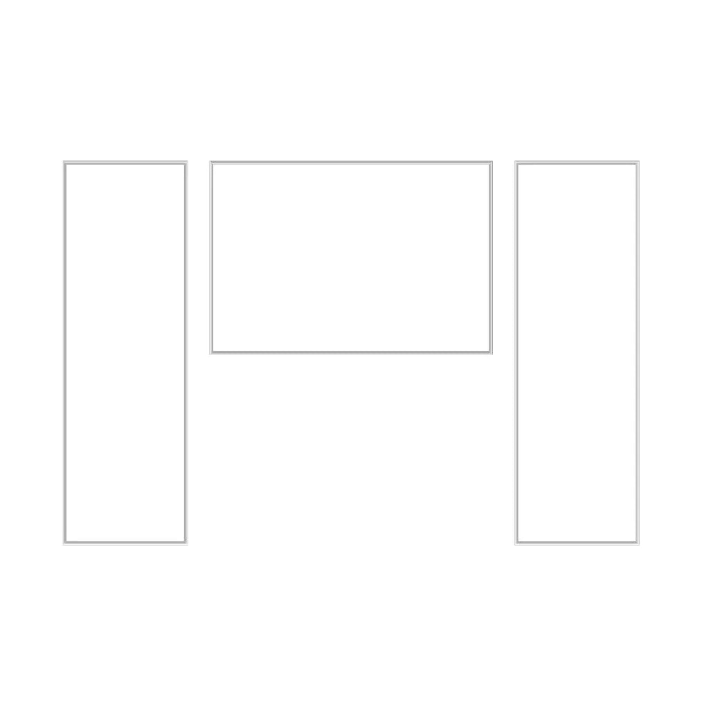 Wall Trim Kit for Bedroom & Headboard Design - 3 Frames | Factory Primed for Easy Installation