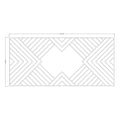 Contemporary Wall Paneling Kit for Living Areas | Pre-Cut & Primed