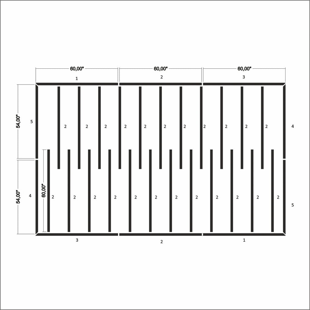Pre-Cut Flat Wall Molding Kit for Living Areas | Factory Primed & Ready to Paint