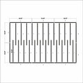 Pre-Cut Flat Wall Molding Kit for Living Areas | Factory Primed & Ready to Paint