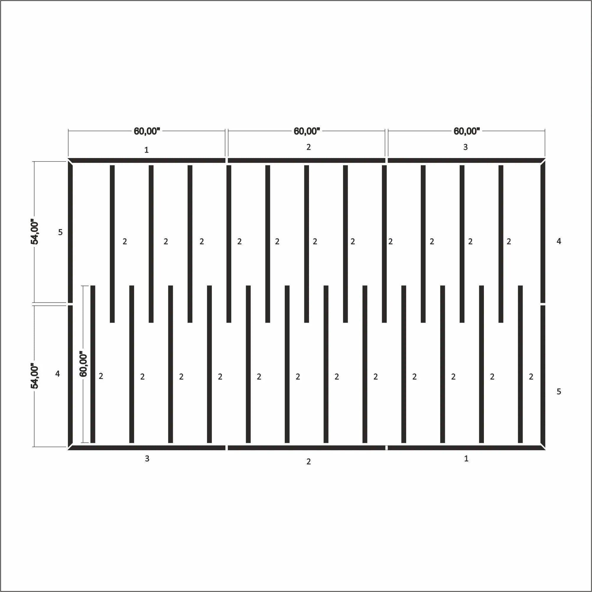 Pre-Cut Flat Wall Molding Kit for Living Areas | Factory Primed & Ready to Paint