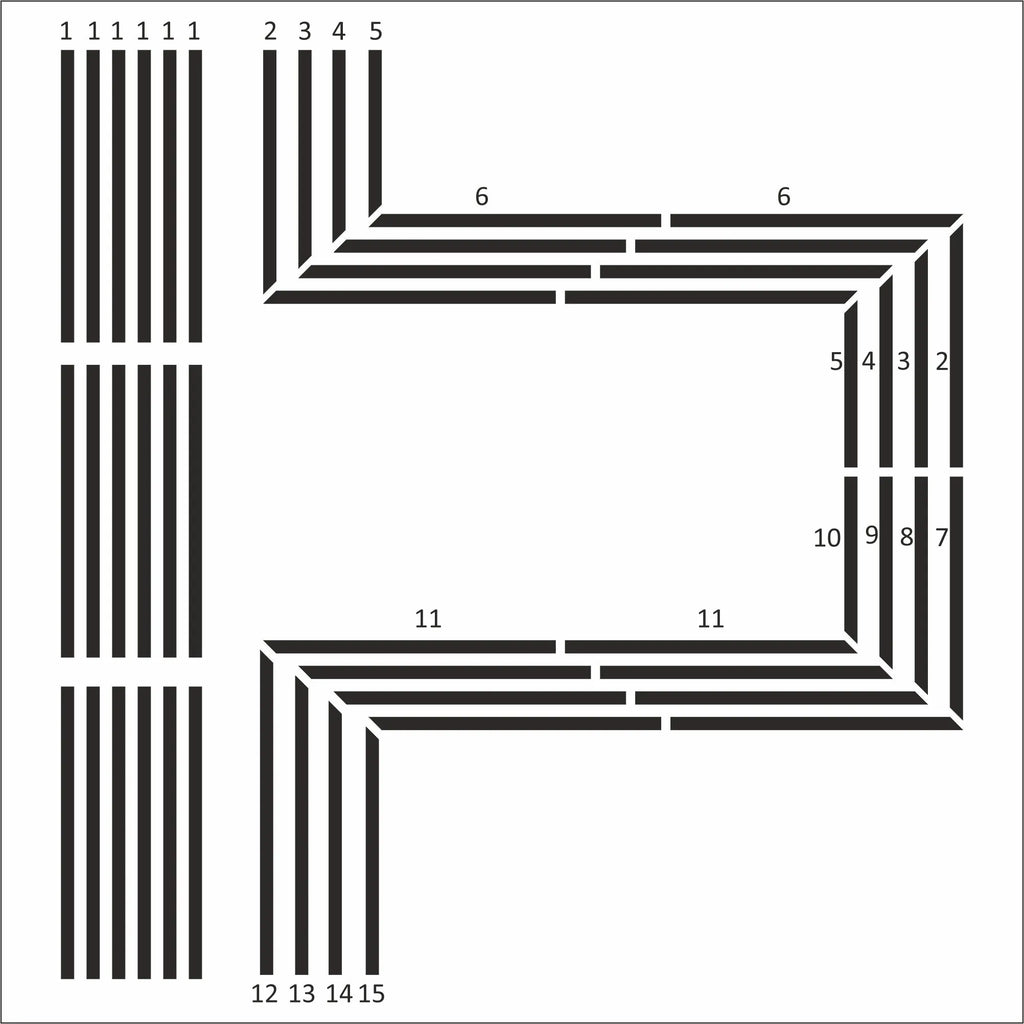 TV Unit Design Wall Molding - Ready to Assemble Wall Molding Kit | Pre-Cut & Primed