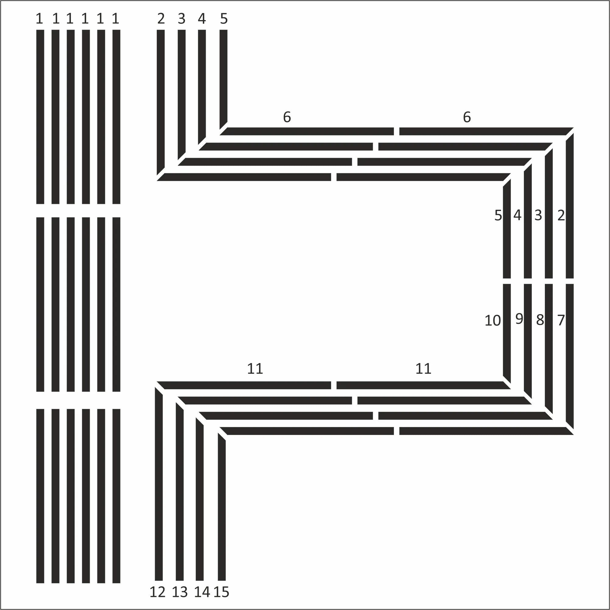 TV Unit Design Wall Molding - Ready to Assemble Wall Molding Kit | Pre-Cut & Primed